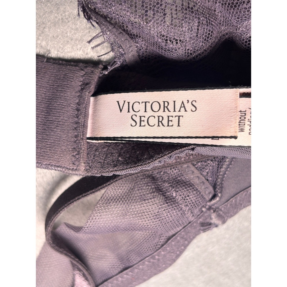 Victoria's Secret Bra 34D Purple Lace Dream Angels Wicked Romantic Coquette - Picture 7 of 12